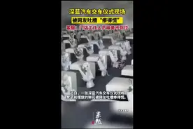 深蓝汽车交车仪式现场被网友吐槽“瘆得慌”，客服：门店工作人员审美不到位图片