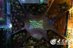 新型透水+夜光步道——节能环保下的浪漫广场图片