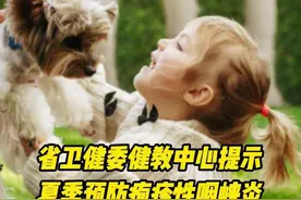 省卫健委健教中心提醒：儿童疱疹性咽峡炎高发，家长注意预防图片