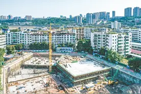 广安区城北体育场兼地下停车场项目加快推进图片