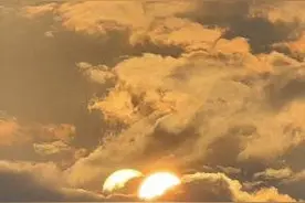 科技圆桌派｜宜宾“双日凌空”是反射还是幻日？拍摄者和科普博主这样说图片