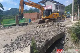 沅陵：319国道干冲溪桥拆除重建项目启动图片