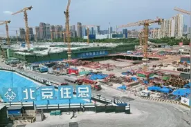 北京正建设亚洲最大地下综合交通枢纽图片
