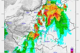 河南今夜已有6地发布暴雨红色预警图片