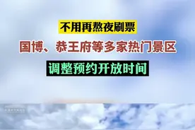 游客不用再熬夜刷票！国博、恭王府等多家热门景区调整预约开放时间。图片