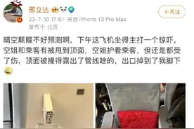 张仲麟：飞机空中颠簸冲上热搜，这点应该警钟长鸣图片