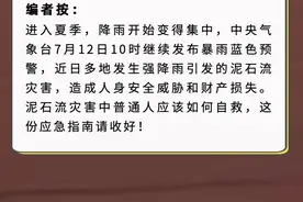 应急科普｜极端天气下，发生泥石流灾害怎么办？图片