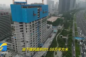 记者航拍带你看丨山东省立医院东院区扩建工程正在进行图片