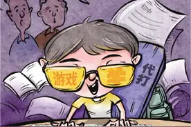 有初中生在电竞室从事代打游戏工作 未成年人代打市场调查图片