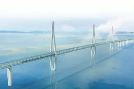 世界最长跨海高速铁路桥杭州湾跨海铁路大桥走近大国工程｜一架晴虹跨海通图片