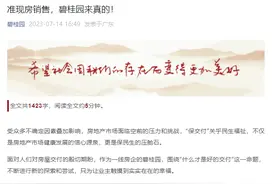 碧桂园多地试水现房销售：以较低比例楼款锁定房源，完工后再付尾款图片
