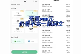 几百元看不完一部，上千章等不到结局……你被阅读类APP“套路”过吗 | 睡前聊一会儿图片