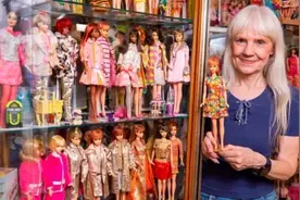 德国62岁老人收藏了18500个芭比娃娃图片