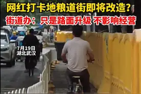 武汉网红打卡地粮道街即将改造？街道办：仅路面升级，不影响经营图片
