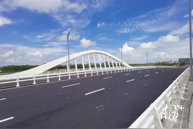 新桥通车，中山翠亨新区马鞍岛环岛路年内全线完工图片
