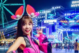 重庆夏夜烟火气｜程玉颖：舞动青春，我是游乐园夜场巡游舞者图片