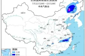 暴雨蓝色预警：10省区将现大到暴雨 内蒙古吉林等地局地有大暴雨图片