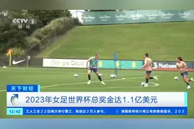 2023年女足世界杯总奖金达1.1亿美元！球员最高能拿到→图片