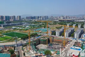 石家庄高铁片区项目建设全力推进图片