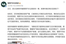 理想汽车：“被理想远程锁车”“强制在官方服务网点维修”无任何事实依据图片