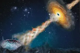 中国天眼揭秘黑洞微弱“脉搏”图片