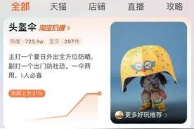 “头盔伞”悄悄火了！今年夏天防晒圈的“冷冰器”，都有谁？图片