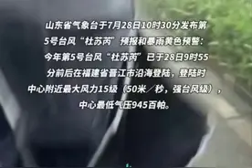 今夜起山东多地将迎强降水！山东发布第5号台风“杜苏芮”预报和暴雨黄色预警图片