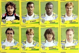 你能认出多少人？帕尔马上世纪96年的阵容，小将布冯也在其中~图片