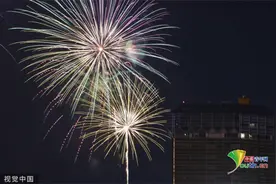 日本隅田川花火大会恢复举办 绚丽烟花点亮夜空图片