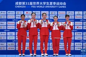 成都大运会丨乒乓球——女子团体赛：中国队夺冠图片