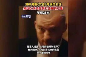 爆款美剧《亢奋》男演员去世，疑因父亲去世受打击服药过量，年仅25岁图片