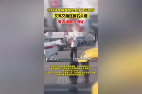 车辆变道发生剐蹭后男子砸后车挡风玻璃，警方通报：已行拘图片