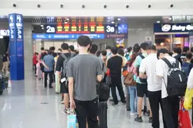 创同期新高！重庆火车站日均发送旅客22.5万人次图片