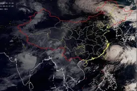 “卡努”逼近！预计明天转弯！宁波多地发布台风预警图片