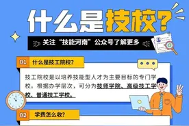 河南：84所技工院校计划招生10.7万人图片