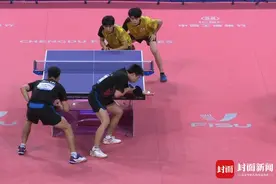 太燃了！大运会乒乓球男双夺冠 中国队逆风翻盘战胜日本队图片