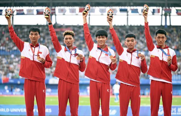 成都大运会｜男子20公里竞走团体决赛：中国队夺冠