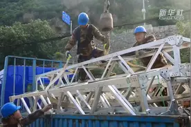 新华全媒+｜河北保定山区救援重建现场直击图片