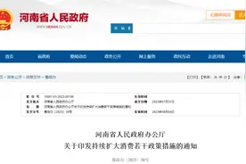 重磅！河南10条举措持续扩大消费，推进郑州、开封现房销售试点图片