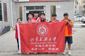 山东建筑大学管理工程学院：环保宣传进社区 问卷调查听民意图片