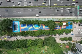 重庆首个“蓝色运动角”在沙坪坝区正式启用图片