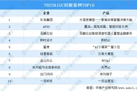 2023AIGC创新案例TOP10图片