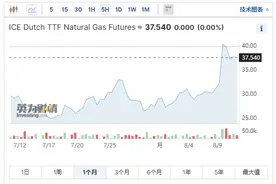 财报掘金丨欧美天然气价格一度拉升暴涨，国内天然气概念股应声上涨，已有8只个股上半年业绩预增超一倍，后市如何?图片