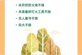 失火烧山，牢底坐穿！防火小知识要牢记！图片