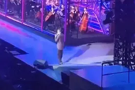 “60+”张学友演唱会跌倒自称耳水不平衡，还与歌迷约定70+再见图片