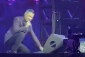 张学友演唱会突然摔倒！本人回应图片