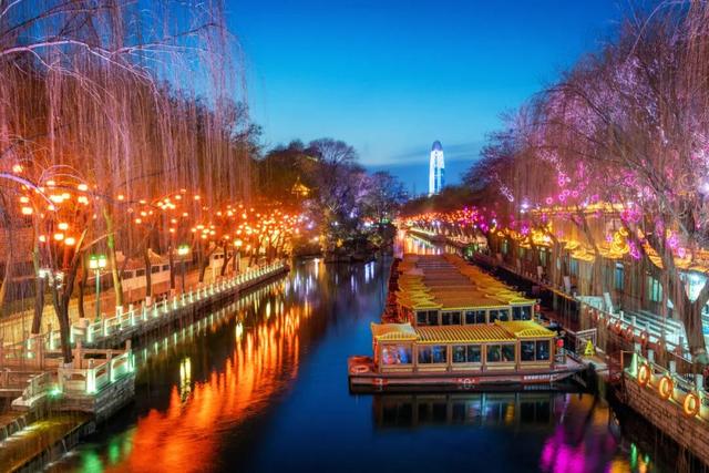 加载进度40%！济南市第45届天下第一泉迎春花灯会蓄势待发