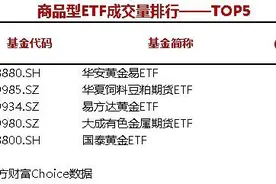 6只股票型ETF成交量超3000万手，华夏中证A500ETF成交5135.07万手图片