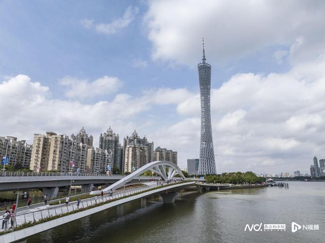 珠江打卡新地标，广州塔滨水大台阶、黄埔涌桥正式开放