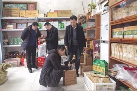 春节近，年味浓，商城县特色农产品俏销城乡图片
